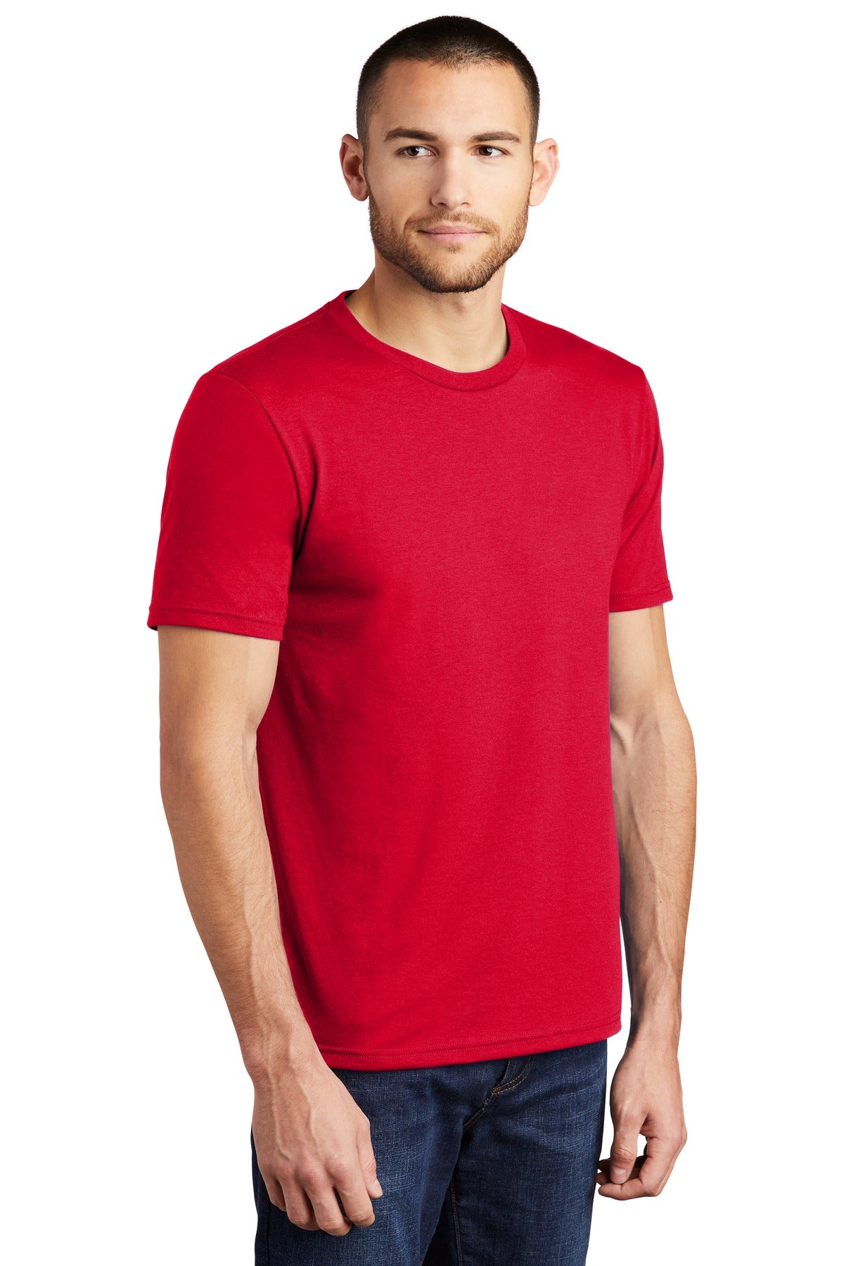 Classic Red District Perfect Tri Tee. DM130
