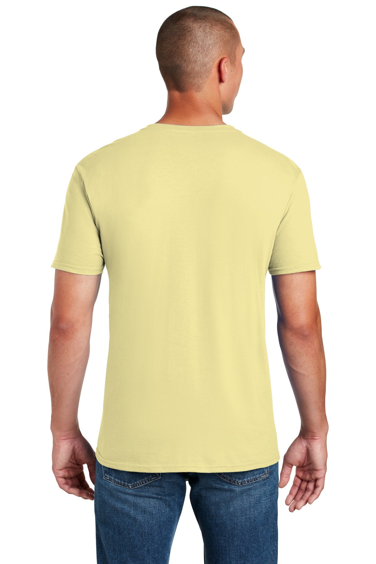 Corn Silk Gildan Softstyle T-Shirt. 64000