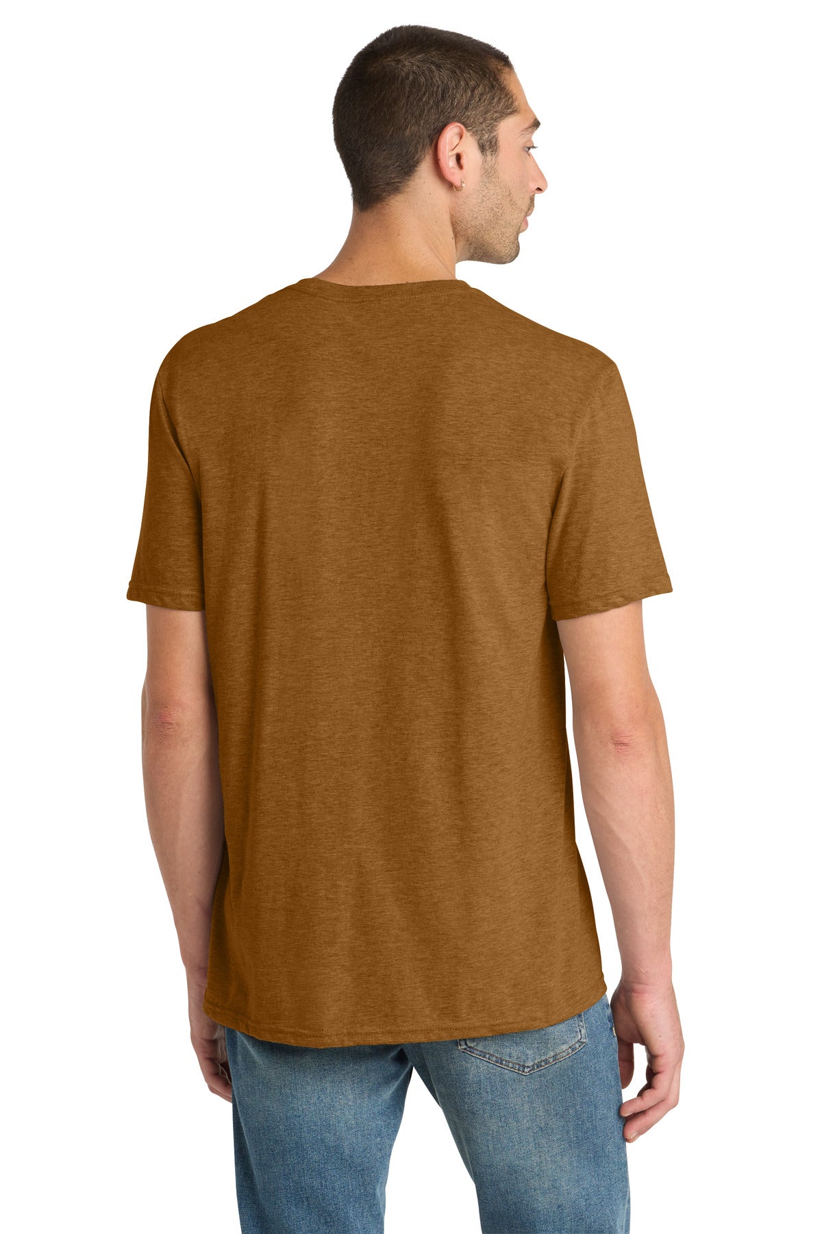 DkBrwnHthr District Perfect Blend CVC Tee. DM108