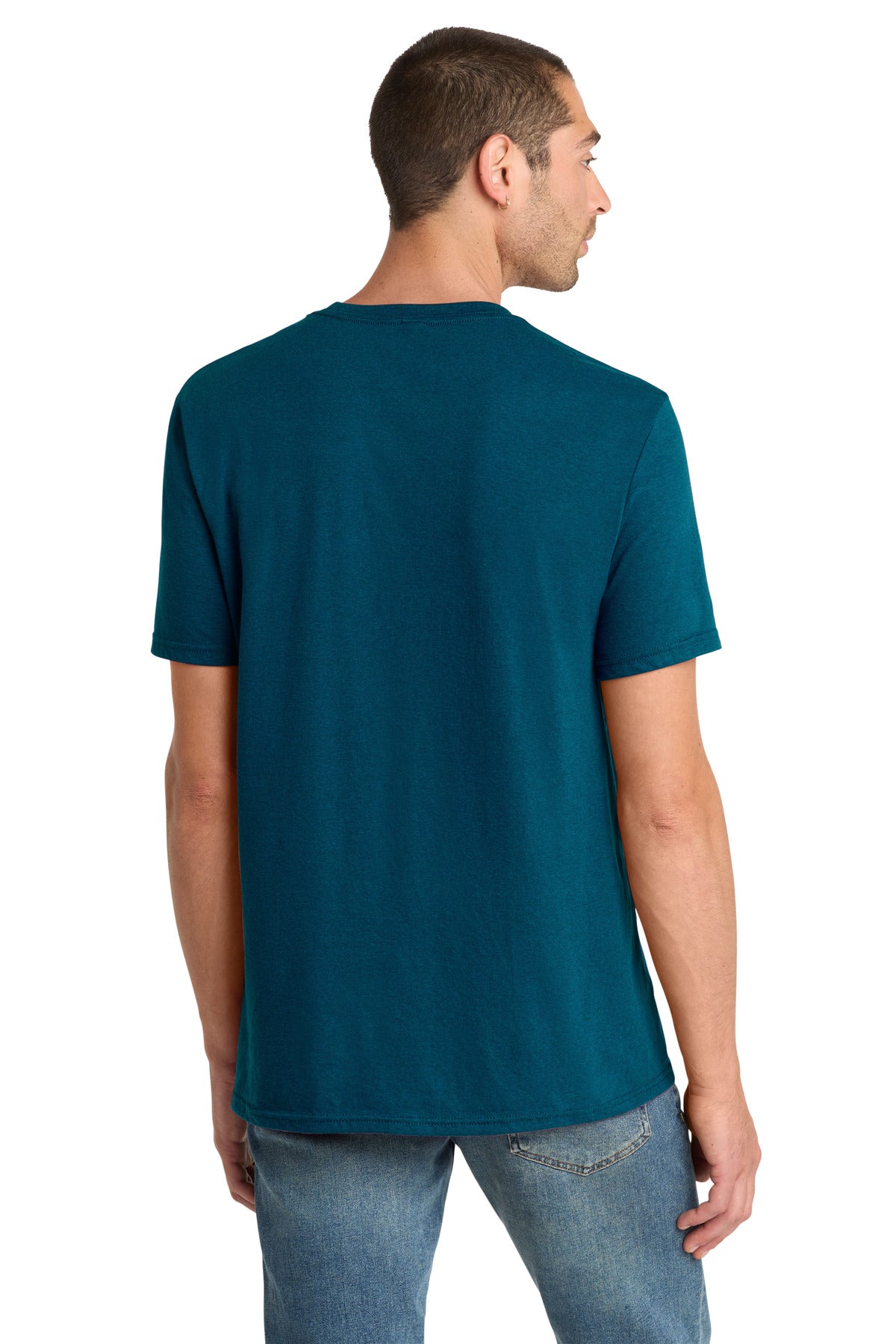 Dp Turqu Fleck District Perfect Blend CVC Tee. DM108