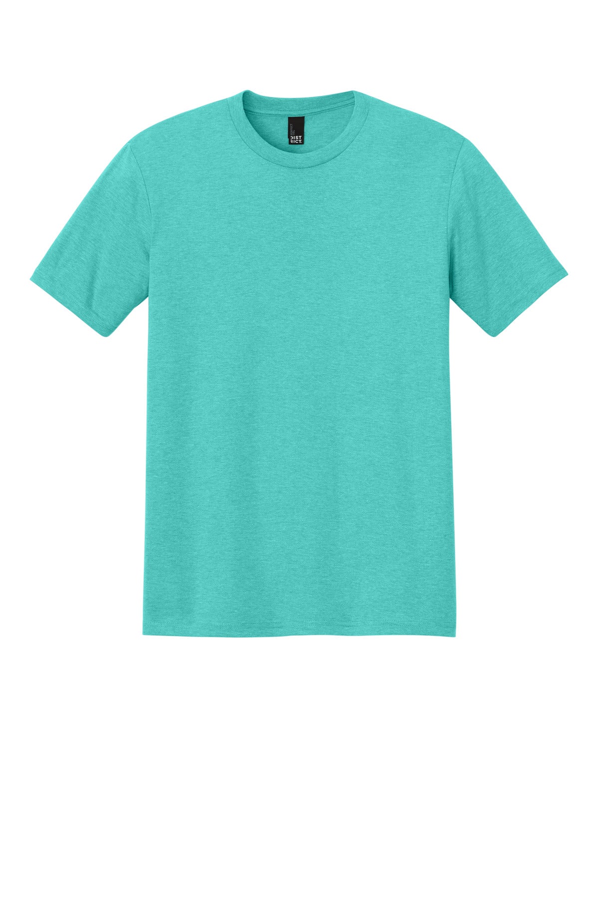 Front View of AquaHthr District Perfect Tri Tee. DM130