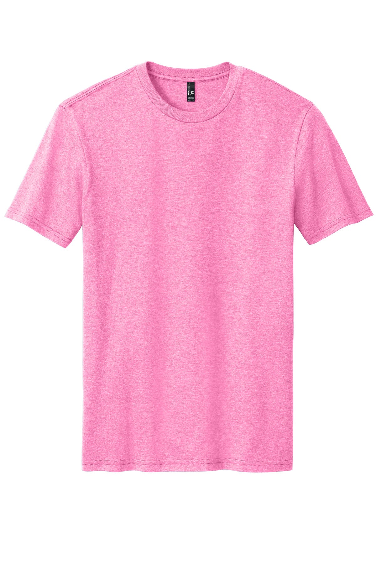 Front View of AwrnsPnkHt District Perfect Blend CVC Tee. DM108