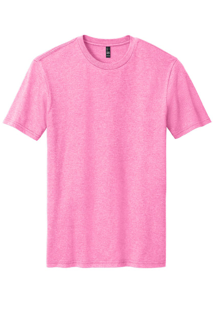 Front View of AwrnsPnkHt District Perfect Blend CVC Tee. DM108