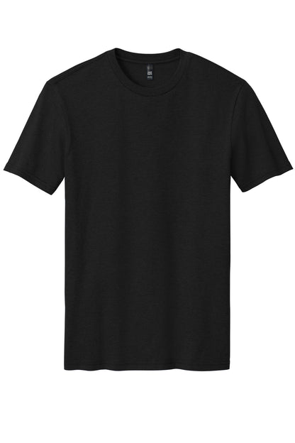 Front View of Black District Perfect Blend CVC Tee. DM108