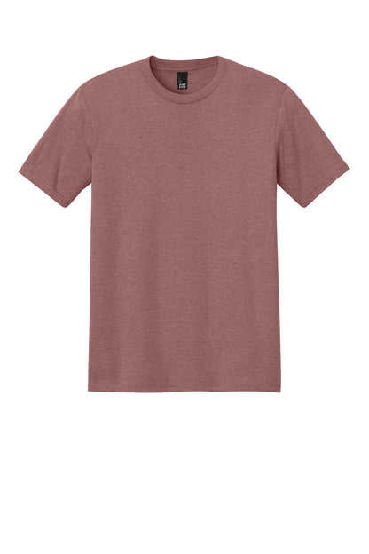 Front View of Blush Frost District Perfect Tri Tee. DM130