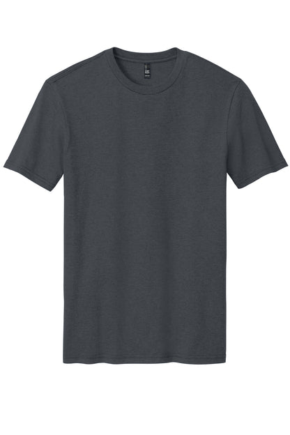 Front View of Charcoal District Perfect Blend CVC Tee. DM108