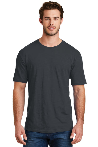 Front View of Charcoal District Perfect Blend CVC Tee. DM108