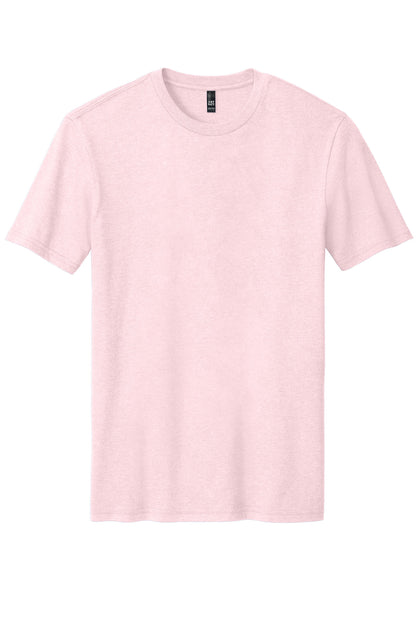 Front View of CrnationPk District Perfect Blend CVC Tee. DM108