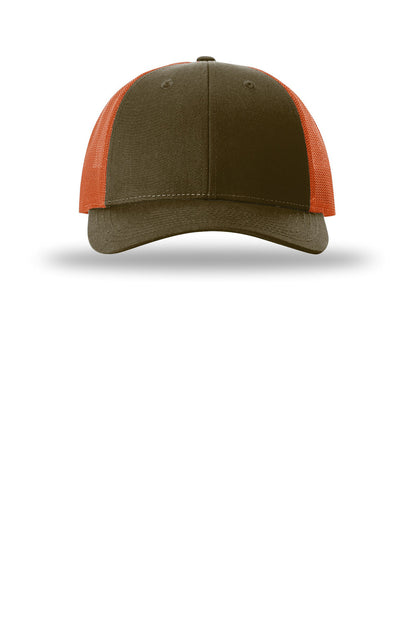 Front View of DLd/JaffaO Richardson Low Pro Trucker 115