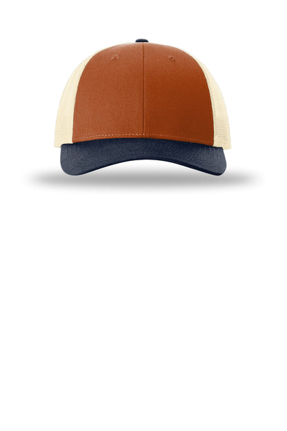 Front View of DO/Bir/PtB Richardson Low Pro Trucker 115