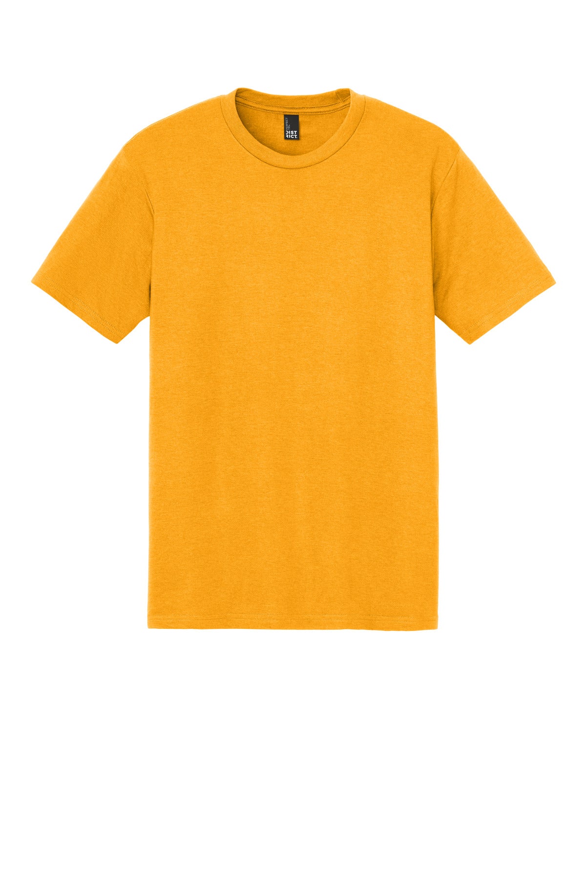 Front View of Gold District Perfect Tri Tee. DM130