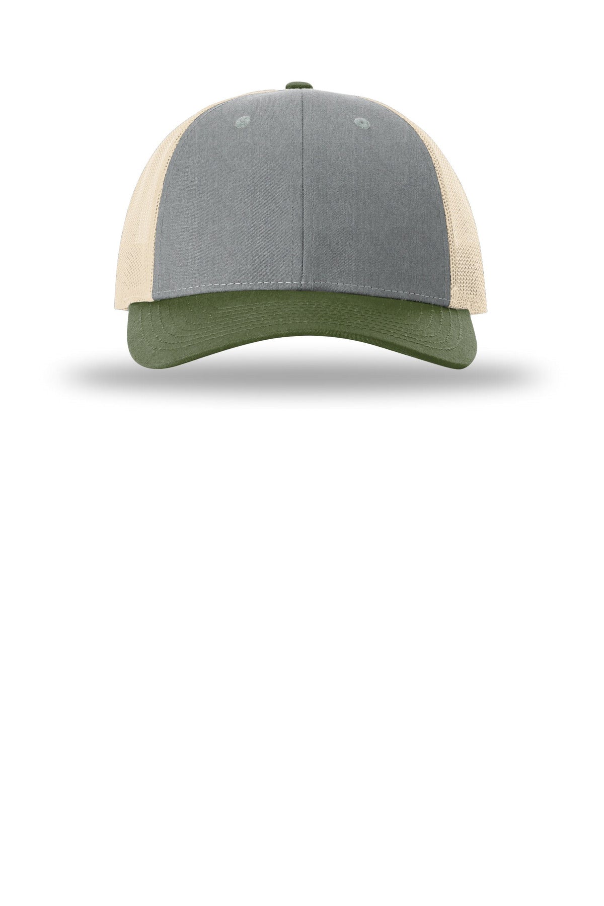 Front View of HG/Bi/AmOv Richardson Low Pro Trucker 115