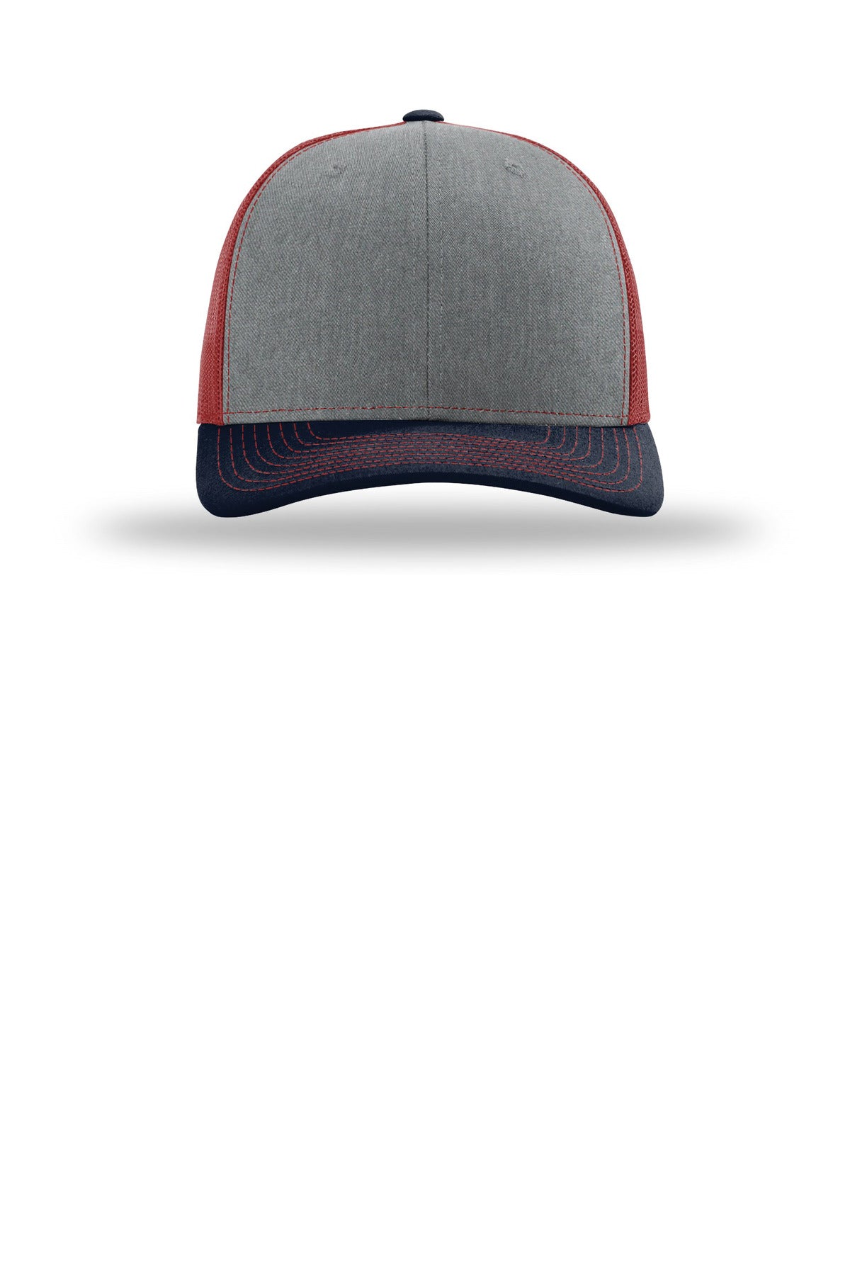 Front View of HtG/Crd/Nv Richardson Trucker Cap 112