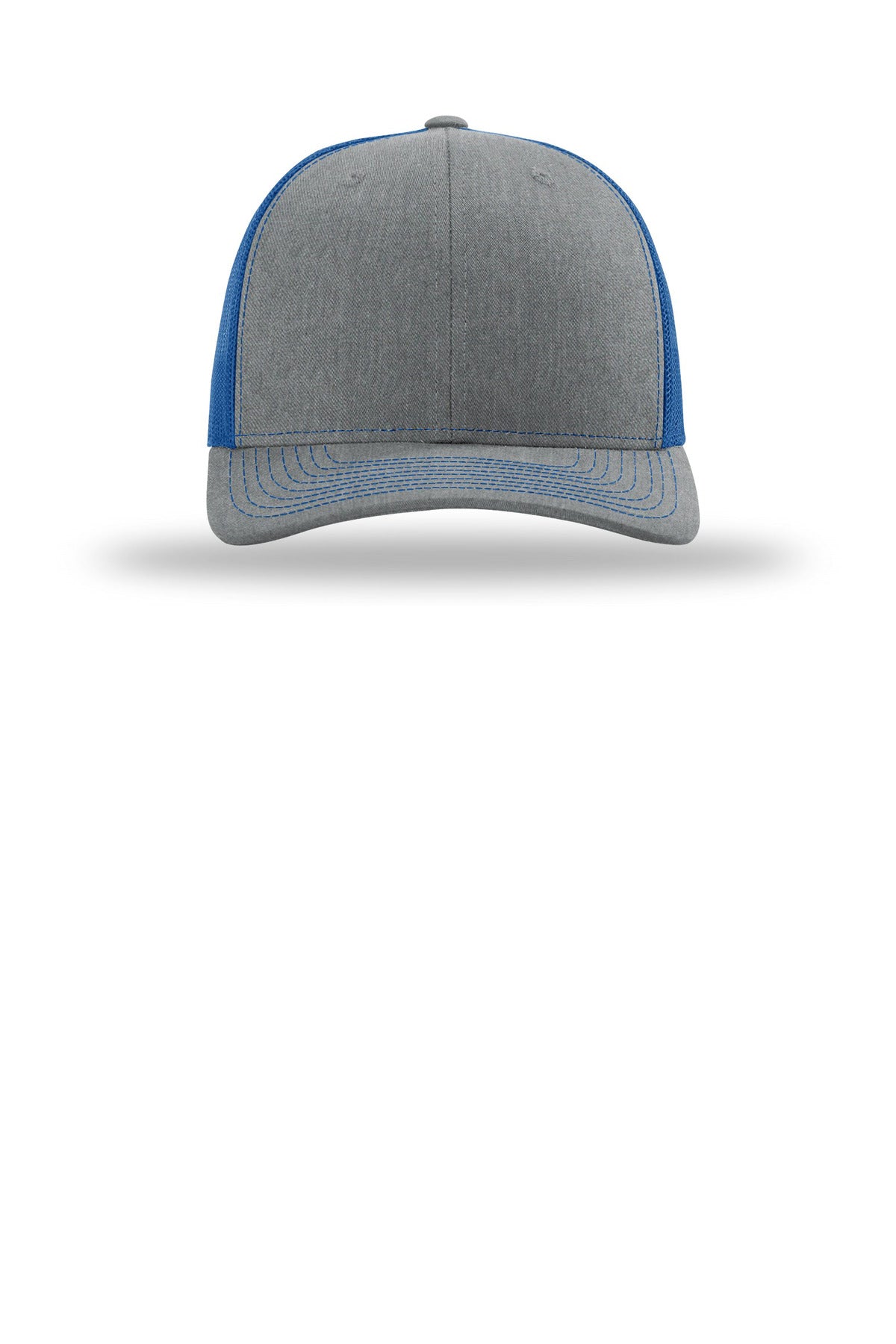 Front View of HtGy/Royal Richardson Trucker Cap 112