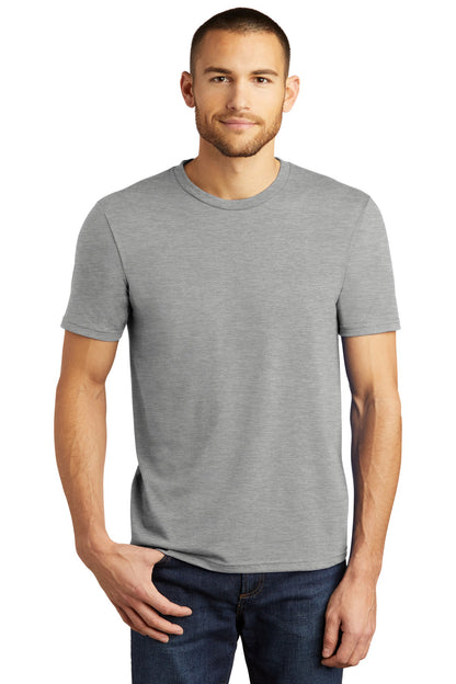 Front View of Hthrd Grey District Perfect Tri Tee. DM130