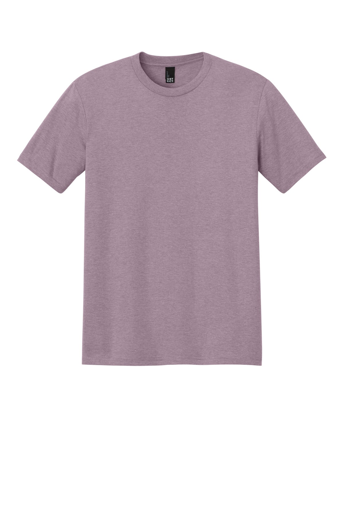 Front View of Hthrd Lavender District Perfect Tri Tee. DM130