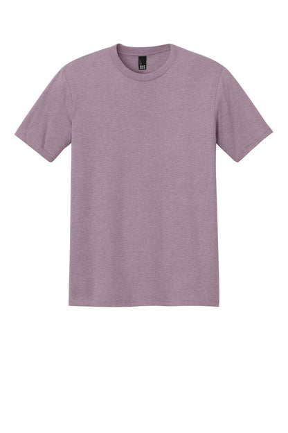 Front View of Hthrd Lavender District Perfect Tri Tee. DM130