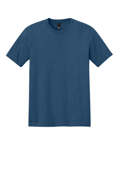 Front View of Hthrd Nep Blue District Perfect Tri Tee. DM130