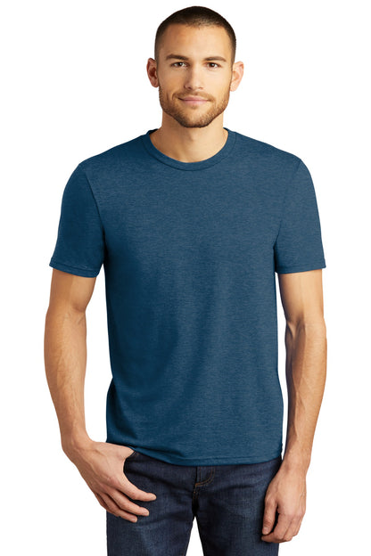 Front View of Hthrd Nep Blue District Perfect Tri Tee. DM130