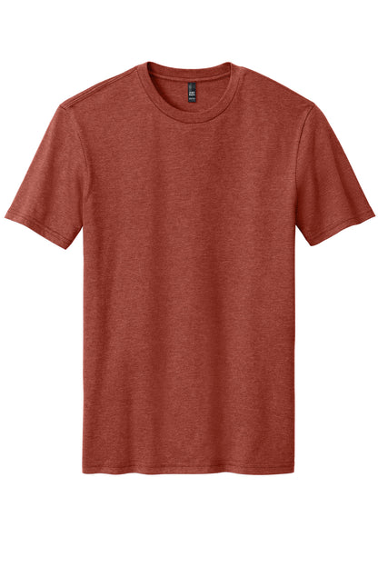 Front View of HtrdRusset District Perfect Blend CVC Tee. DM108