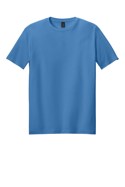 Front View of Iris Gildan Softstyle T-Shirt. 64000
