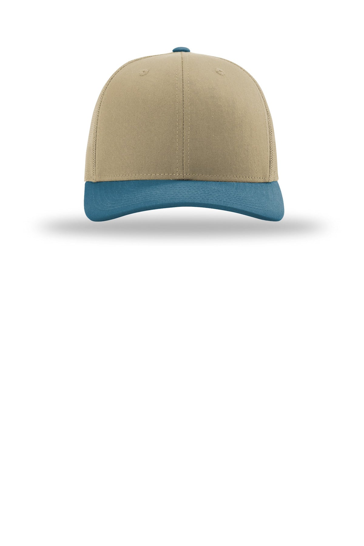 Front View of Kh/Kh/LegB Richardson Trucker Cap 112