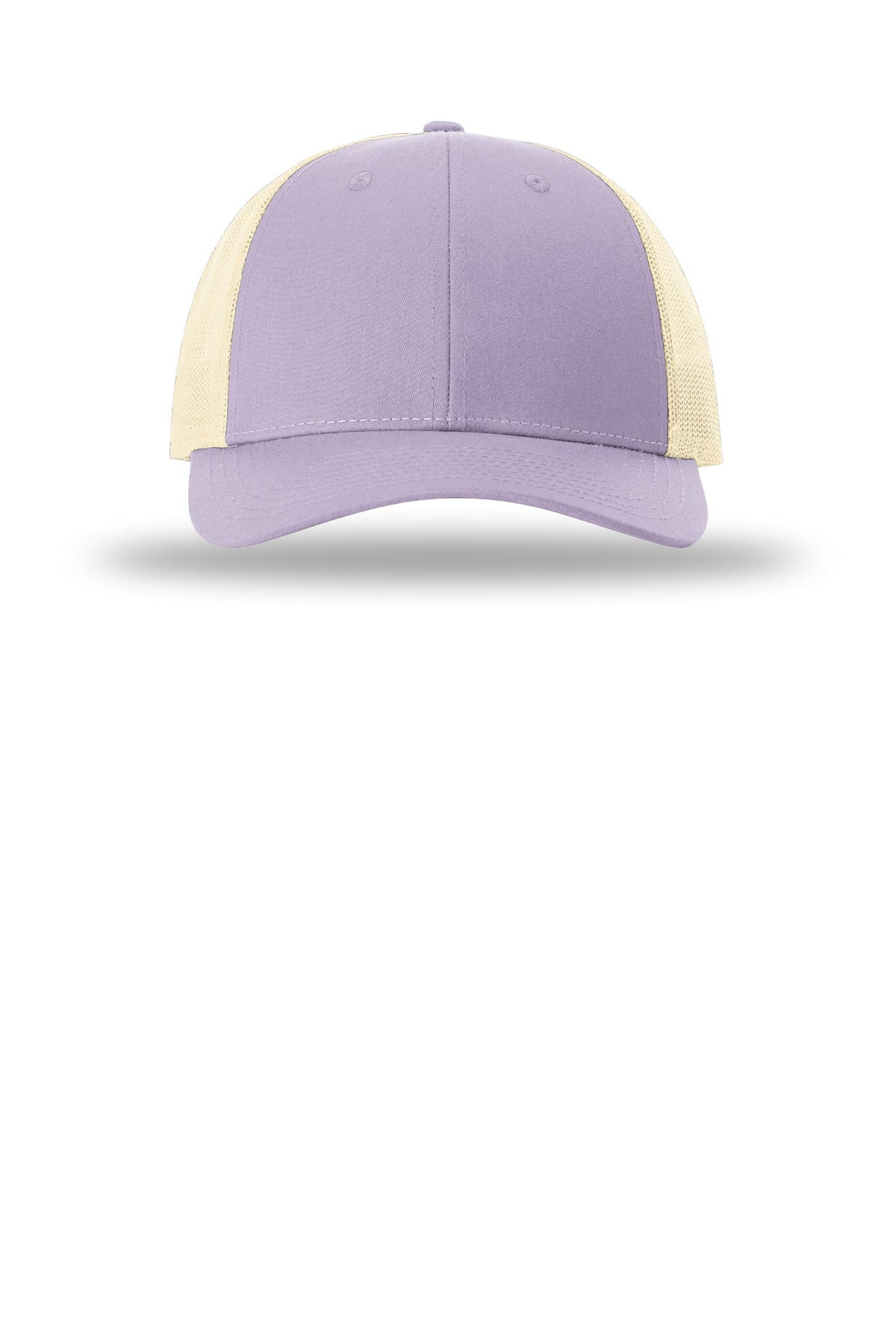 Front View of Lilac/Bir Richardson Low Pro Trucker 115