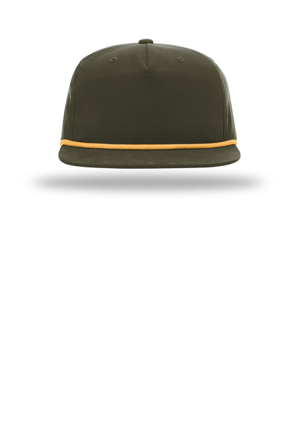 Front View of Loden/Gold Richardson Umpqua Gramps Cap 256