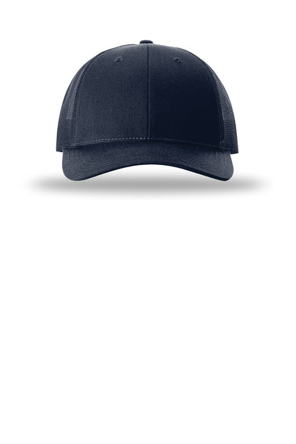 Front View of Navy Richardson Low Pro Trucker 115