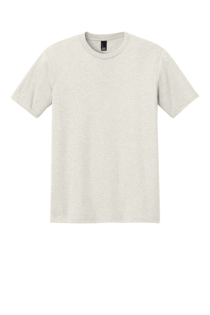 Front View of OatHthr District Perfect Tri Tee. DM130