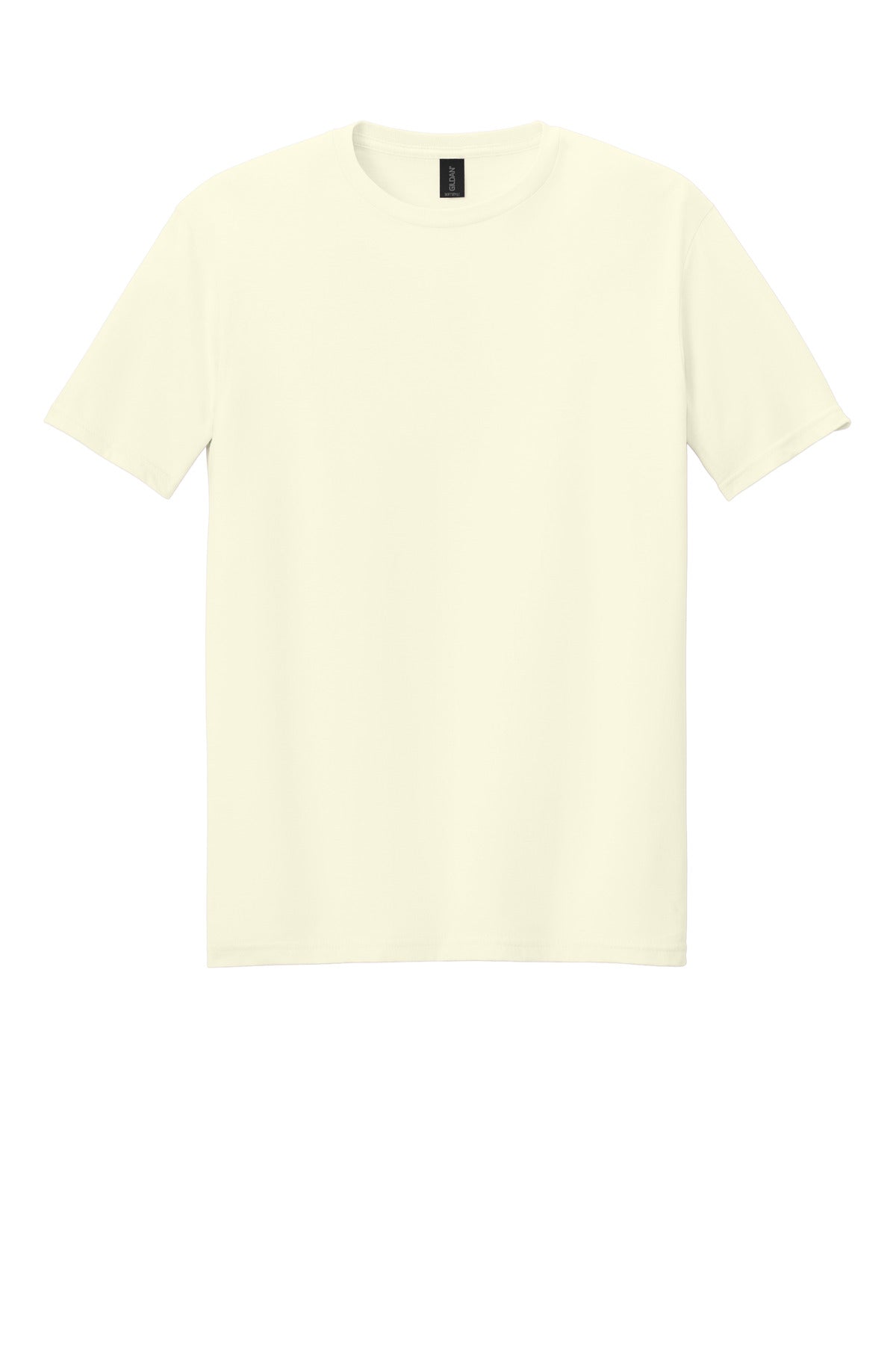 Front View of OffWhite Gildan Softstyle T-Shirt. 64000