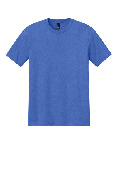 Front View of Royal Frost District Perfect Tri Tee. DM130