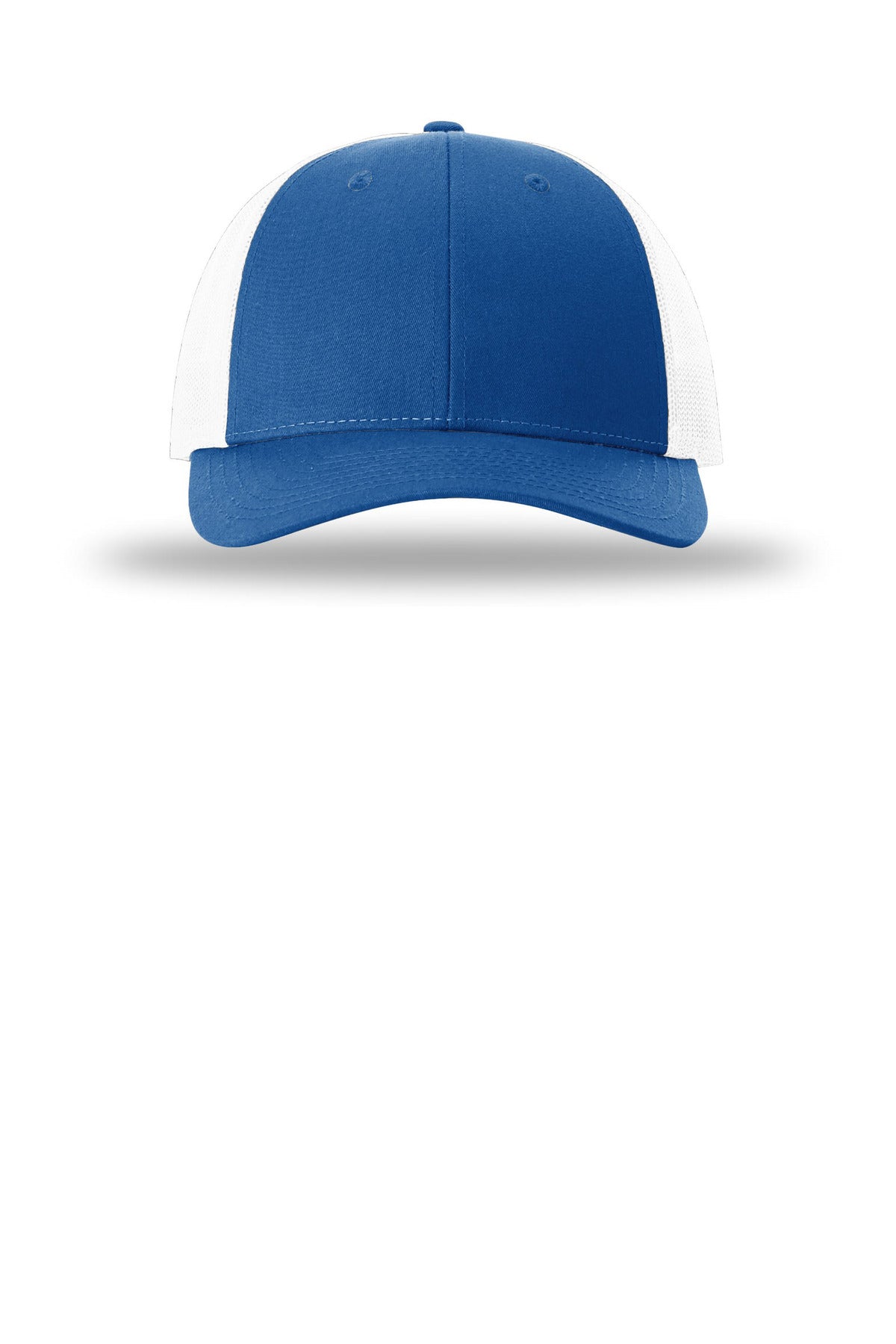 Front View of Royal/Wht Richardson Low Pro Trucker 115