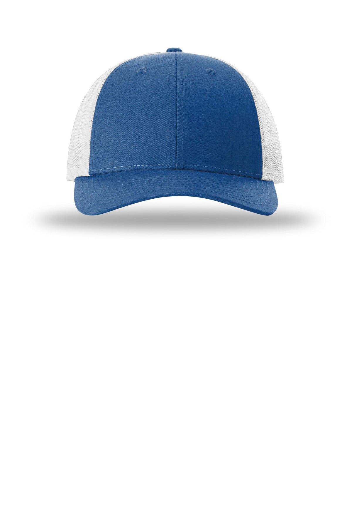 Front View of RylHt/LtGy Richardson Low Pro Trucker 115