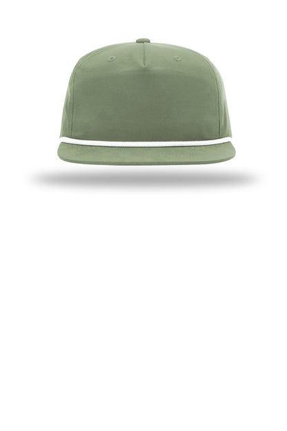 Front View of Sage/White Richardson Umpqua Gramps Cap 256