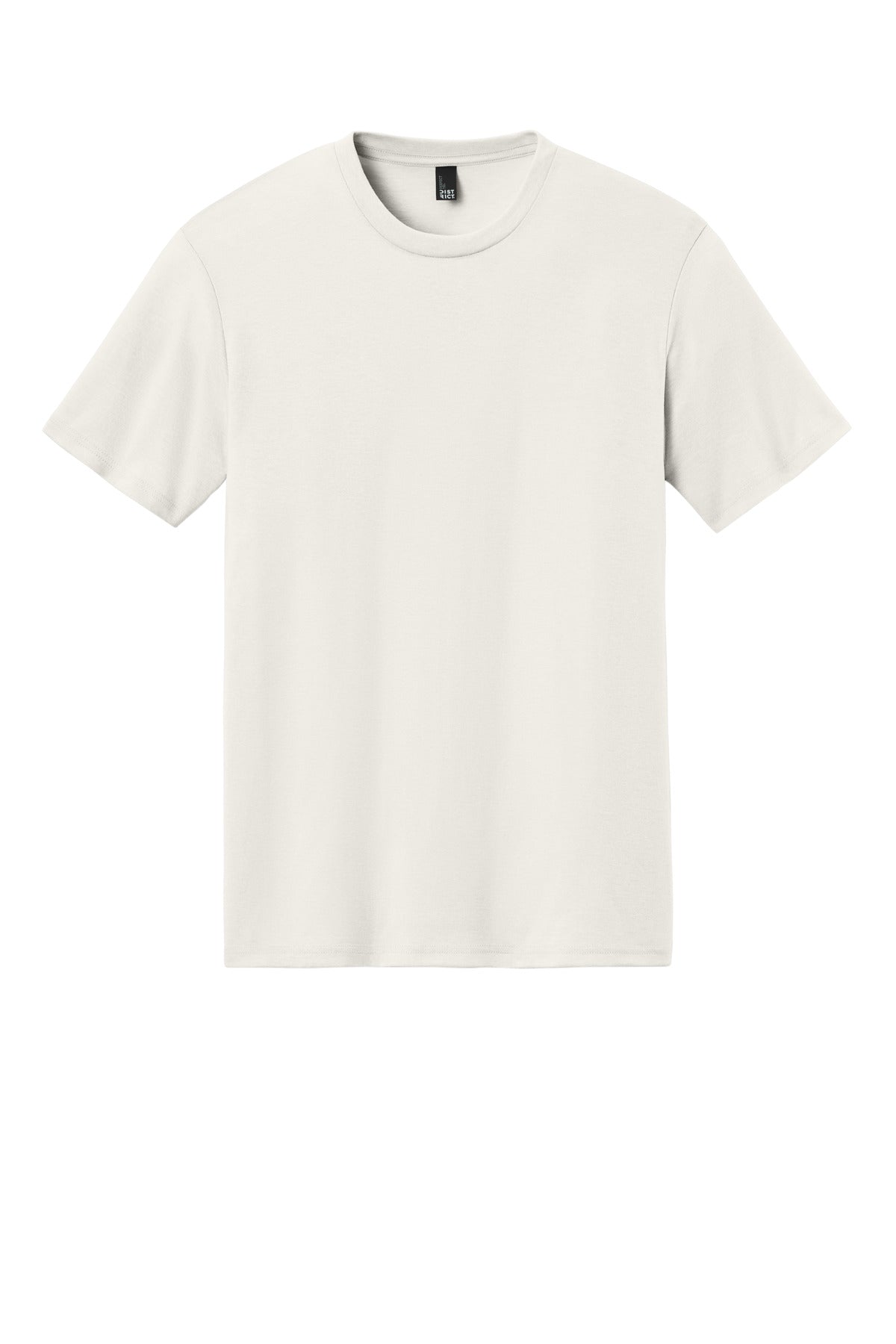Front View of WhiteSmoke District Perfect Tri Tee. DM130