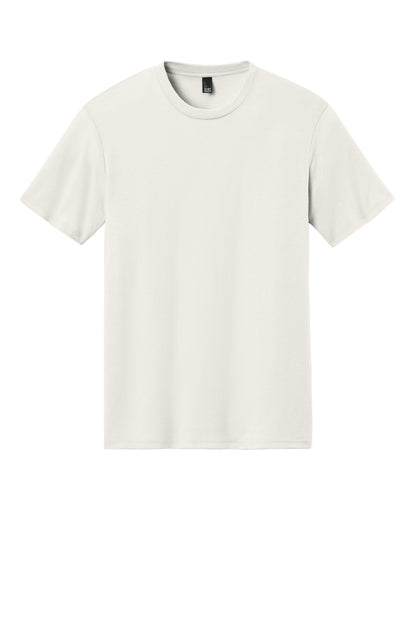Front View of WhiteSmoke District Perfect Tri Tee. DM130