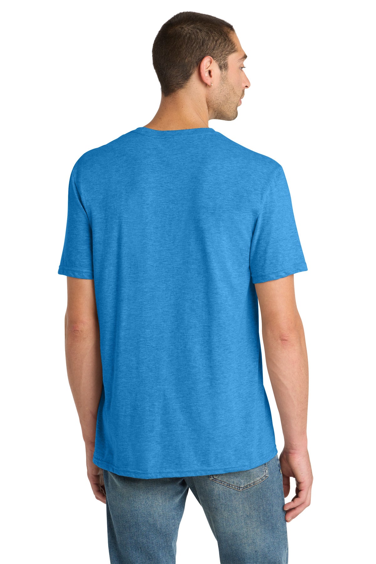 Hthr Brt Turqu District Perfect Blend CVC Tee. DM108