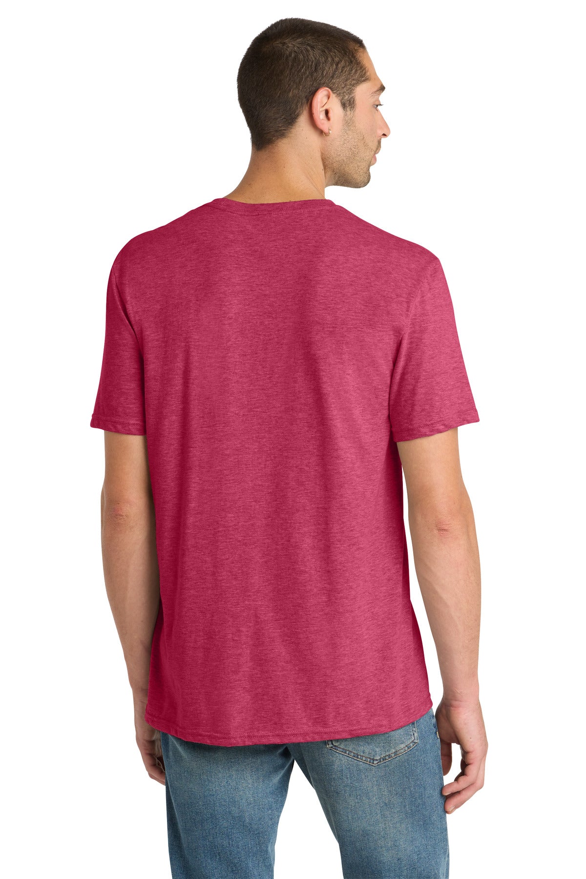 Hthr Red District Perfect Blend CVC Tee. DM108