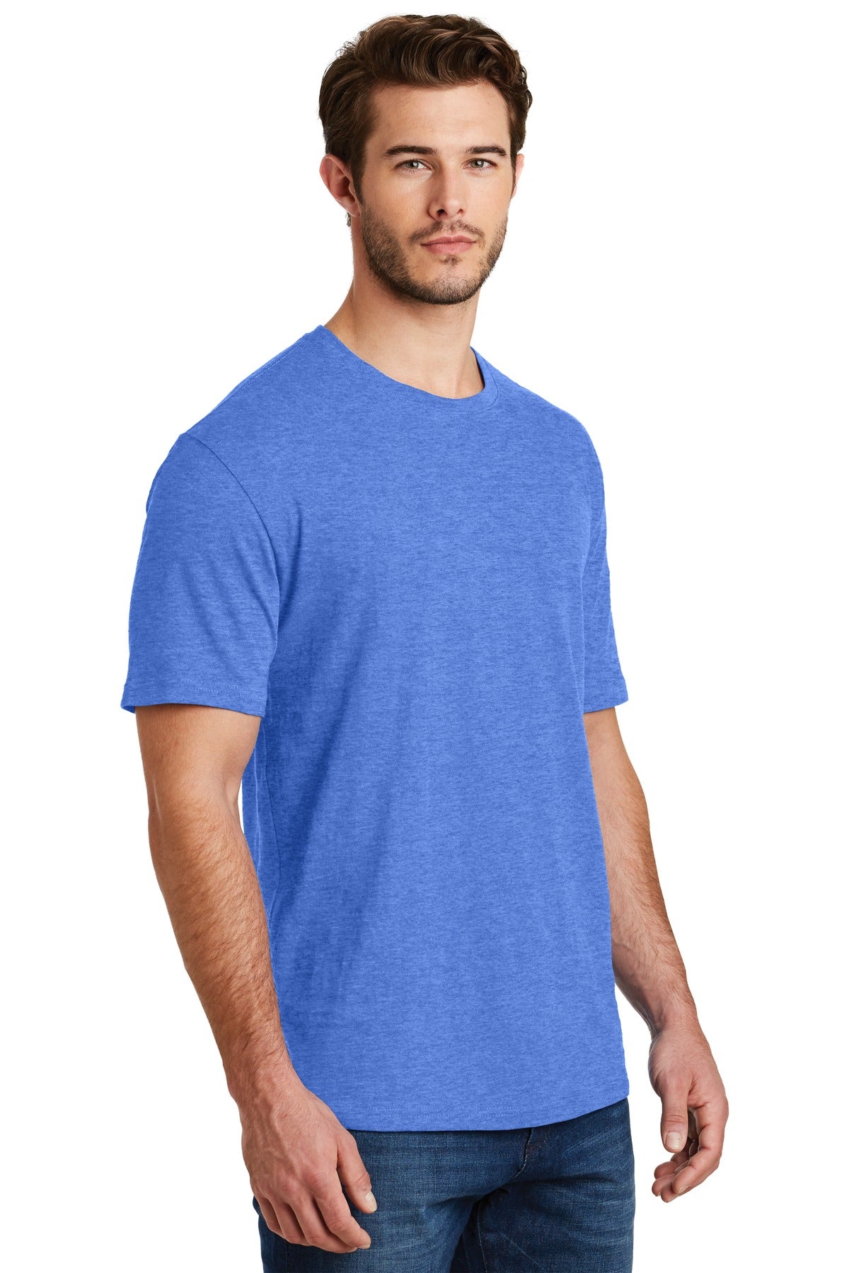 Hthr Royal District Perfect Blend CVC Tee. DM108