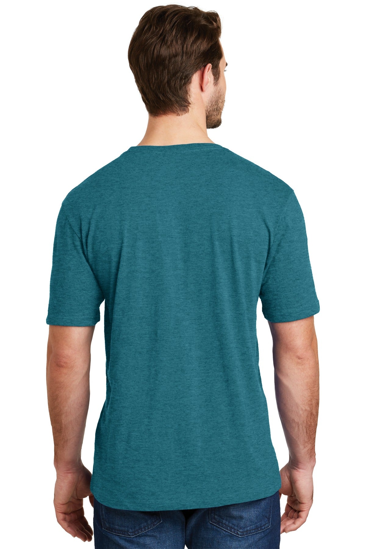 Hthr Teal District Perfect Blend CVC Tee. DM108