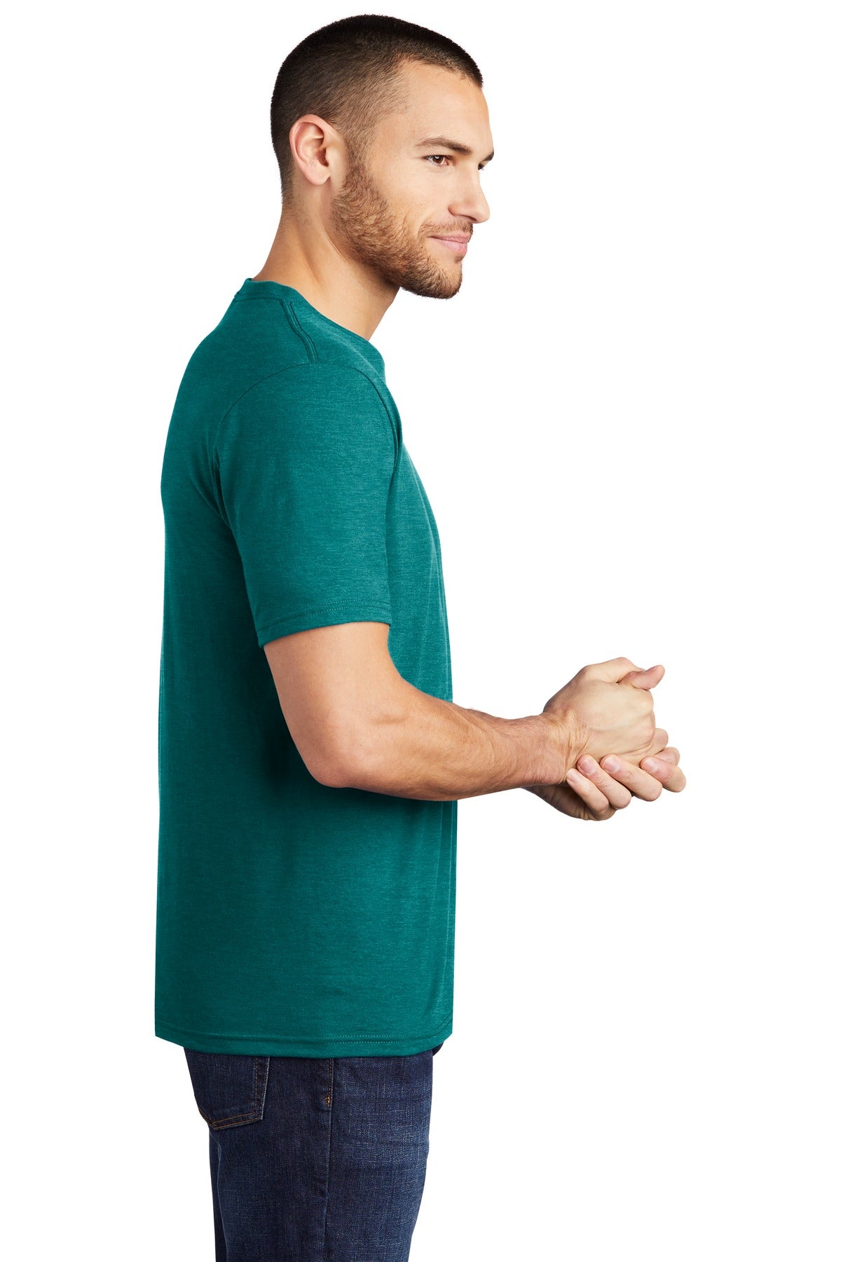 Hthrd Teal District Perfect Tri Tee. DM130