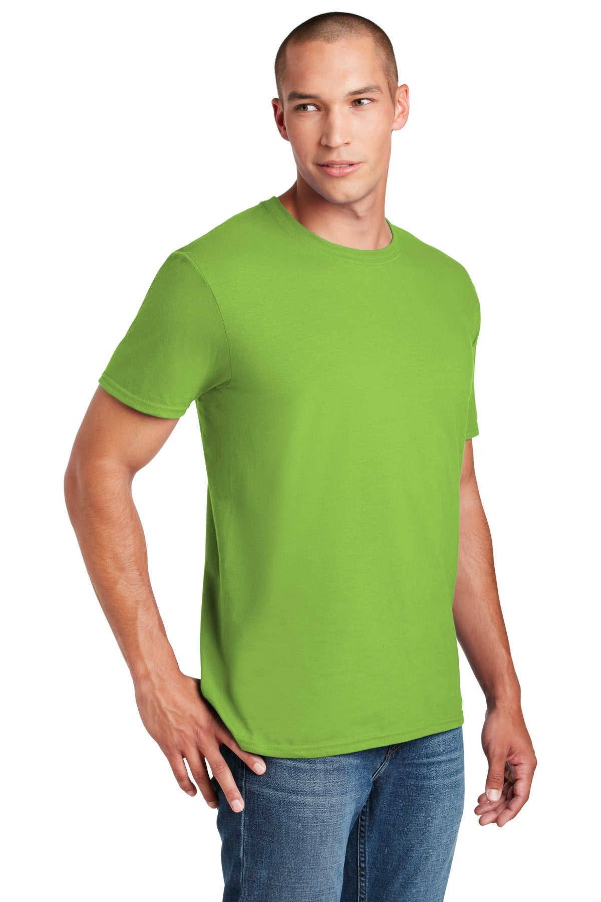 Kiwi Gildan Softstyle T-Shirt. 64000