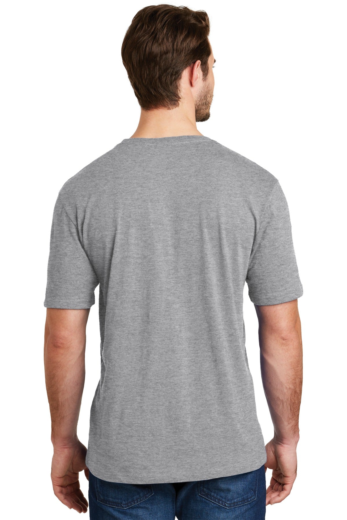 Lt Hthr Grey District Perfect Blend CVC Tee. DM108