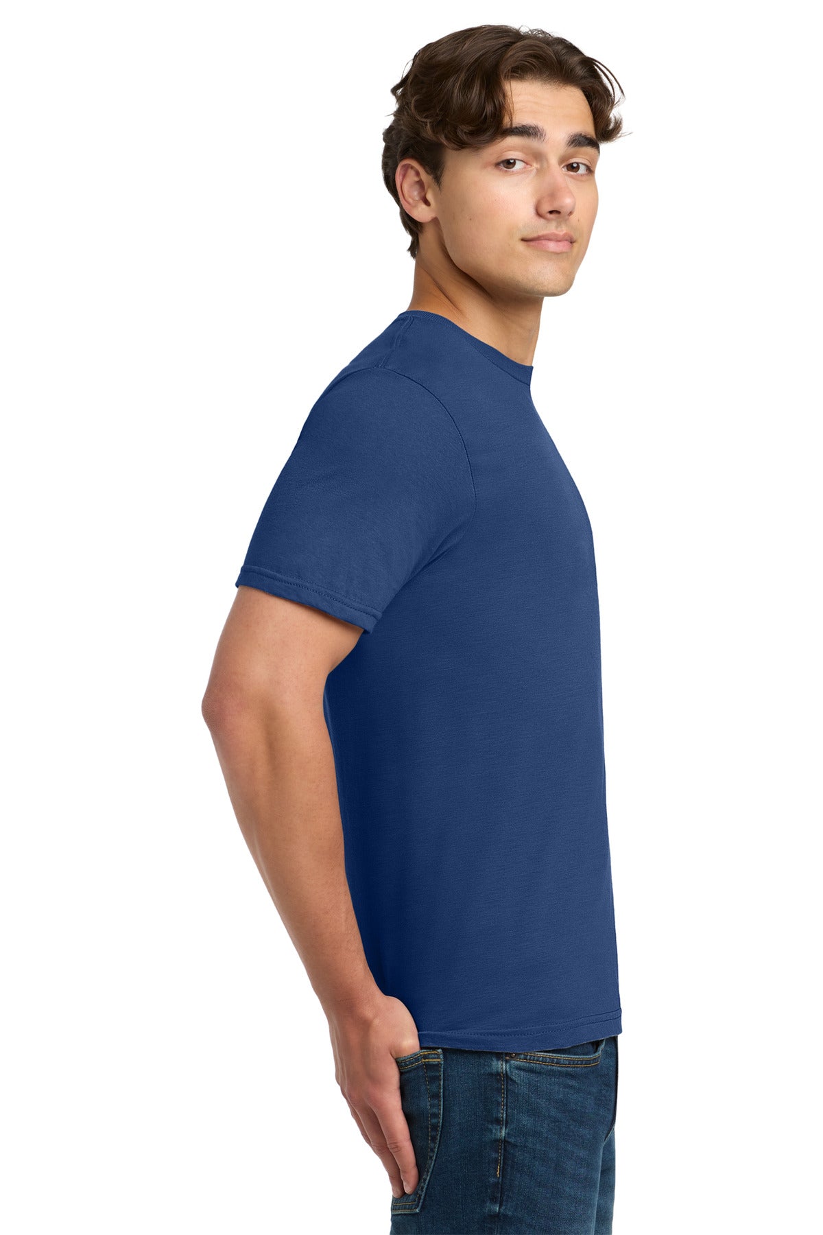 MetroBlue Gildan Softstyle T-Shirt. 64000