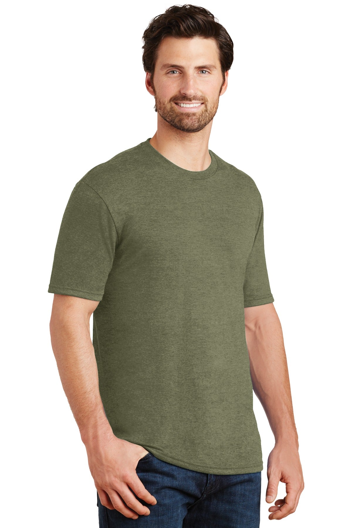 Military Grn F District Perfect Tri Tee. DM130