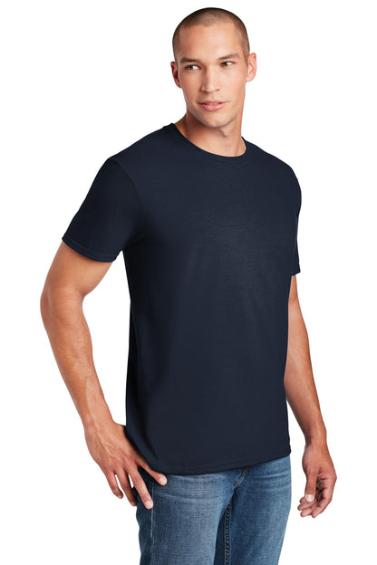 Navy Gildan Softstyle T-Shirt. 64000