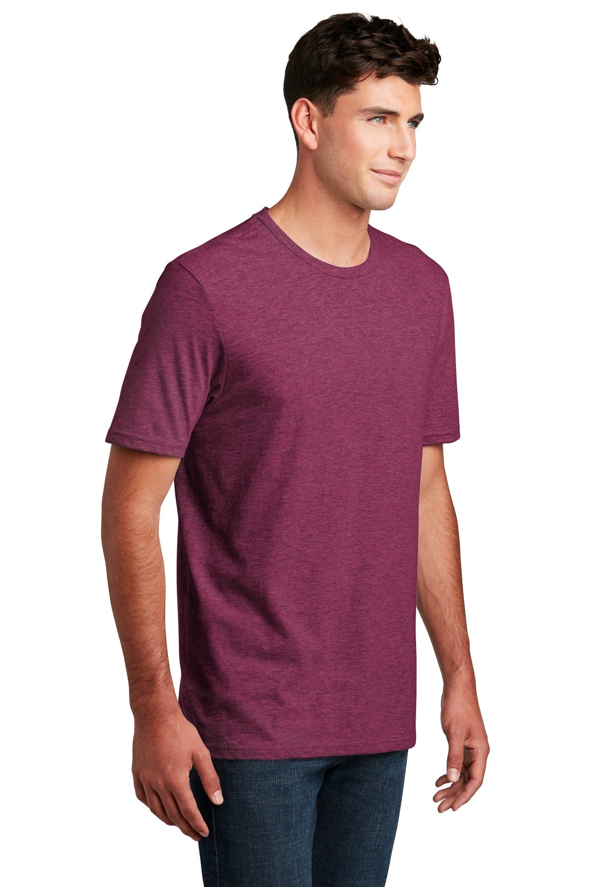Raspberry Flck District Perfect Blend CVC Tee. DM108