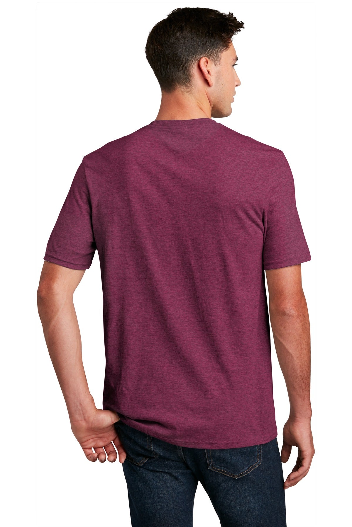 Raspberry Flck District Perfect Blend CVC Tee. DM108