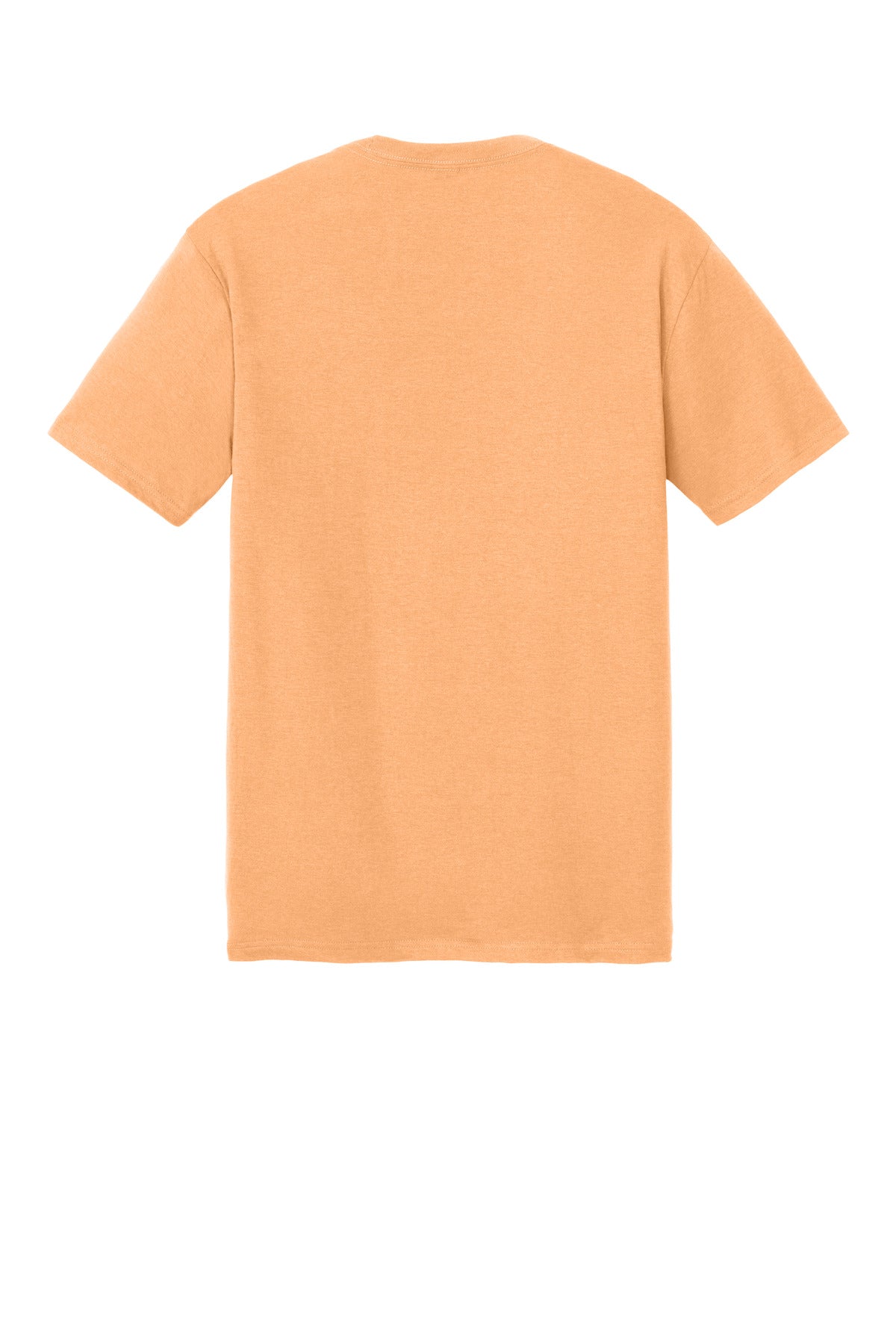 Rear View of Apricot District Perfect Tri Tee. DM130